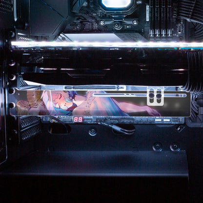 Shepherdess Skyline RGB GPU Support Bracket - Ghost Data - V1Tech