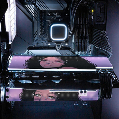 Snack Girl RGB GPU Support Bracket - Annicelric - V1Tech