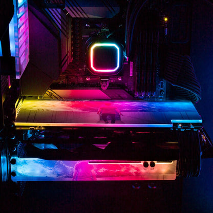 Space Wanderer RGB GPU Support Bracket - Perphotal - V1Tech