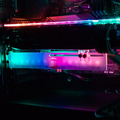 Sunset in Ancient Times RGB GPU Support Bracket - Spectacular.way - V1Tech