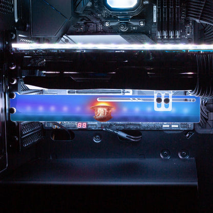 Sunset in Ancient Times RGB GPU Support Bracket - Spectacular.way - V1Tech