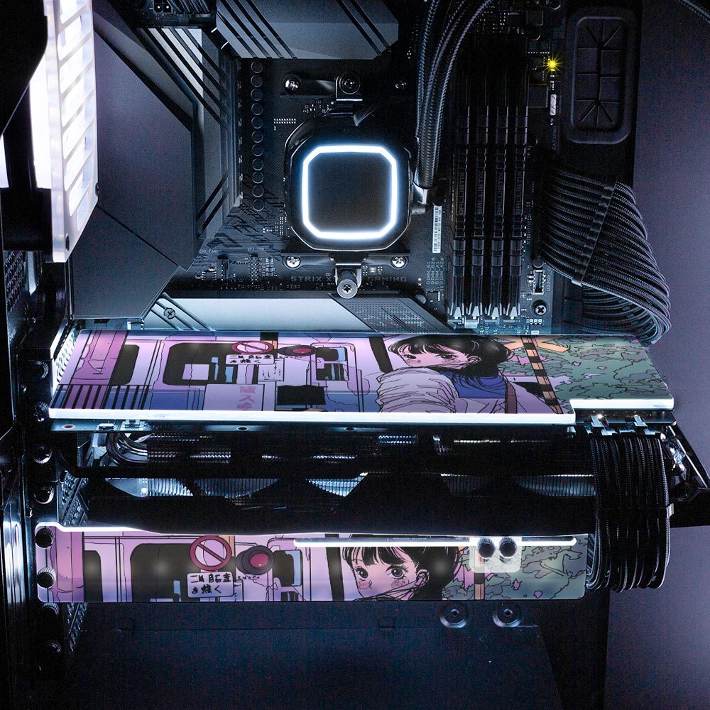 Take Me Home RGB GPU Support Bracket - Annicelric - V1Tech