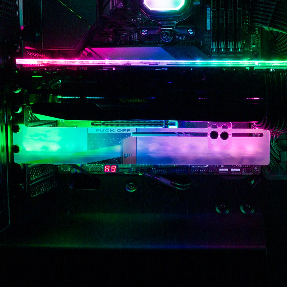 The Door RGB GPU Support Bracket - Javilostcontrol - V1Tech