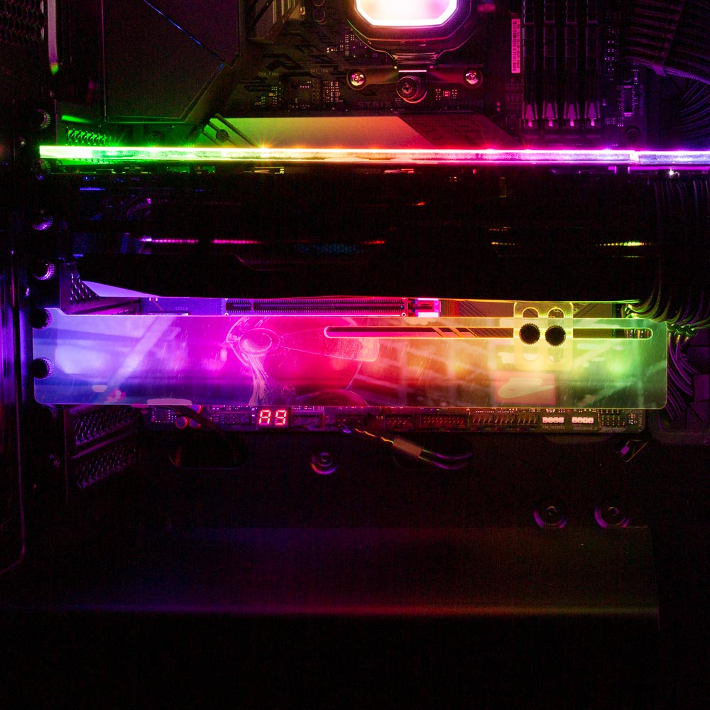 The Executioner RGB GPU Support Bracket - Dan Giuz - V1Tech