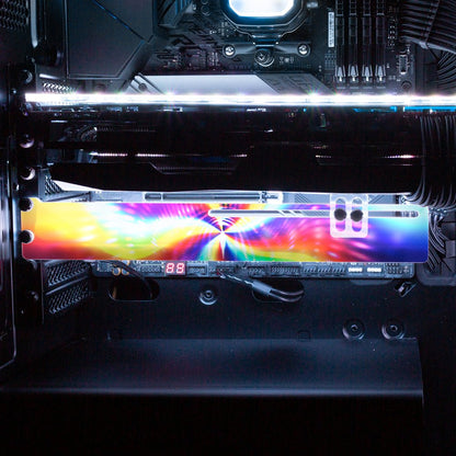 The Inexorable Passage of Time RGB GPU Support Bracket - Guedda HM - V1Tech