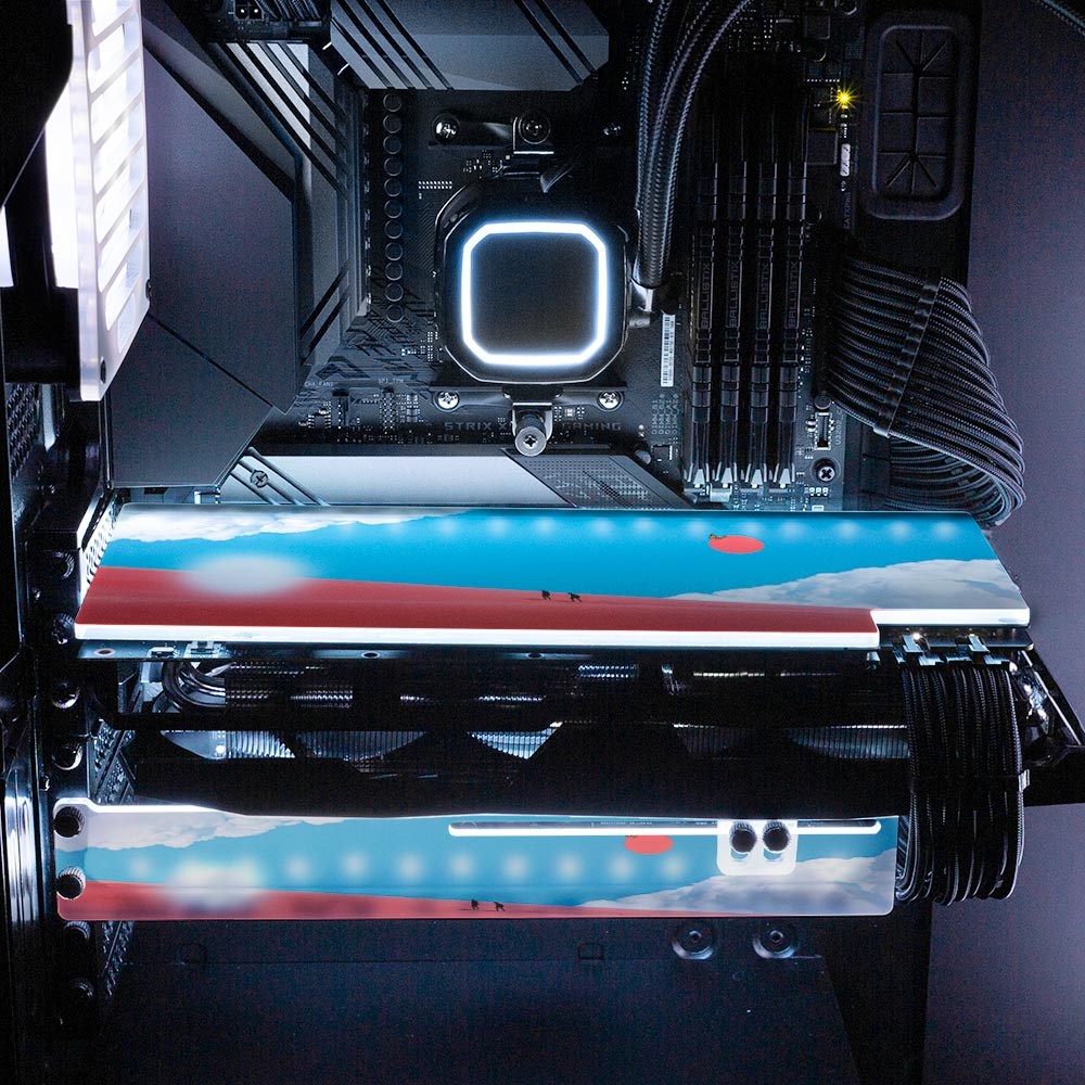 The Journey RGB GPU Support Bracket - Spectacular.way - V1Tech