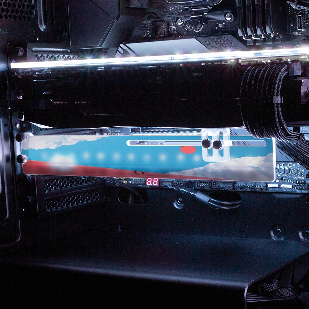 The Journey RGB GPU Support Bracket - Spectacular.way - V1Tech