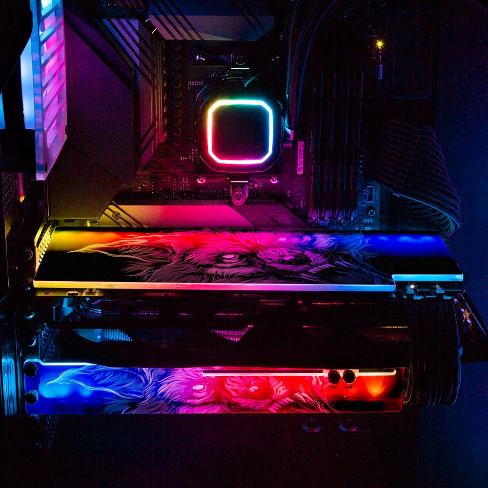 The Last Bite RGB GPU Support Bracket - Daniele Caruso - V1Tech