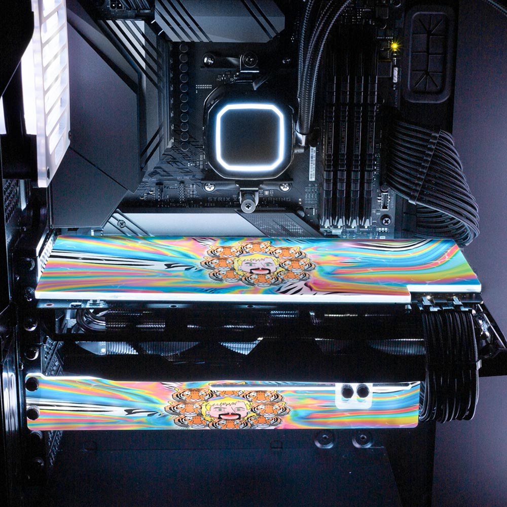 Tiger Universe RGB GPU Support Bracket - Javilostcontrol - V1Tech