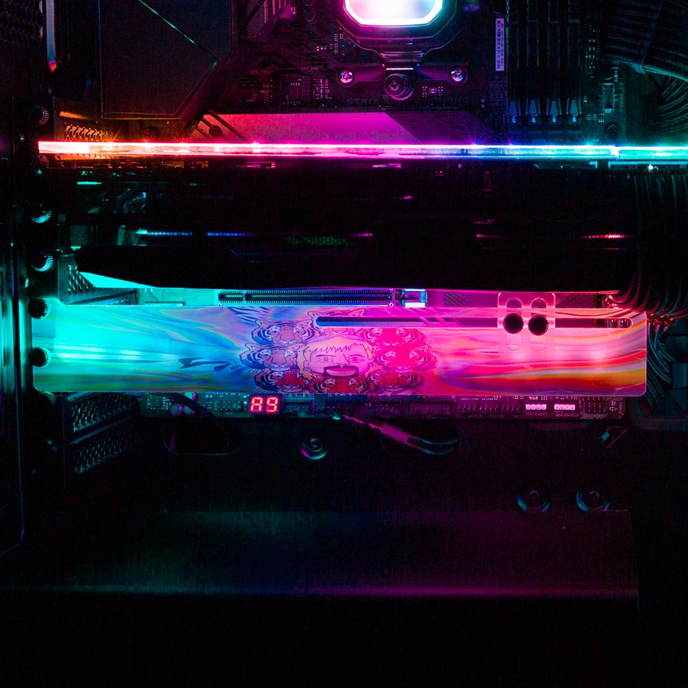 Tiger Universe RGB GPU Support Bracket - Javilostcontrol - V1Tech