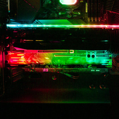 Toxic Wolf RGB GPU Support Bracket - Daniele Caruso - V1Tech