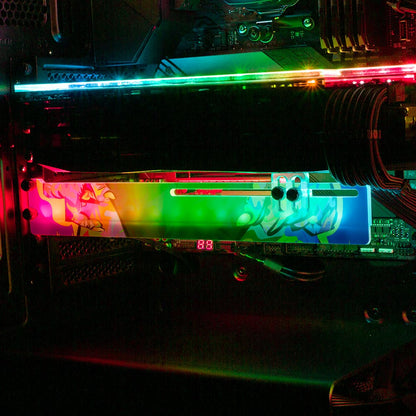 Tumble RGB GPU Support Bracket - Technodrome1 - V1Tech