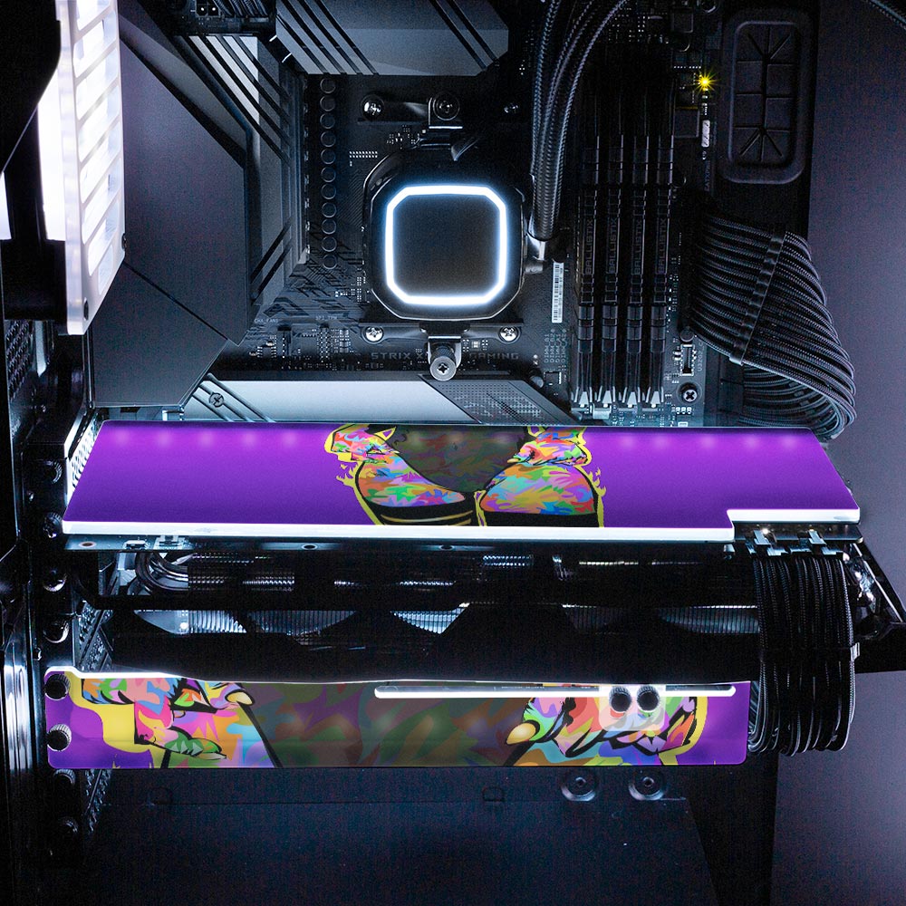 Tumble RGB GPU Support Bracket - Technodrome1 - V1Tech