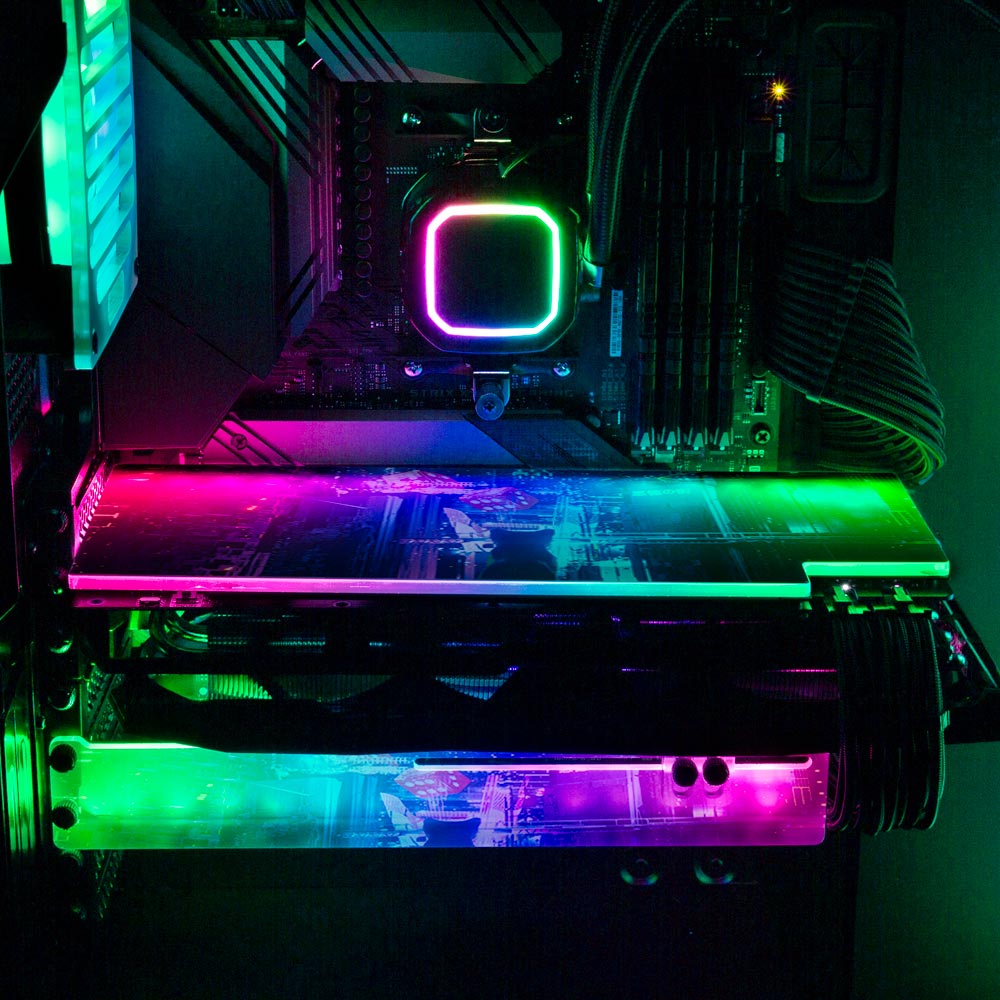 Ultimate Freedom RGB GPU Support Bracket - Dan Giuz - V1Tech