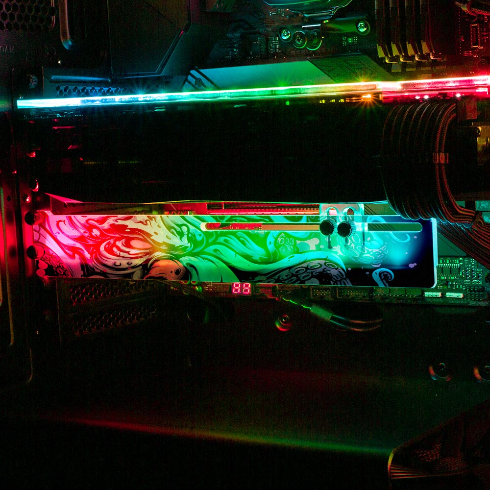 Underwater Sea Creature RGB GPU Support Bracket - Daniele Caruso - V1Tech