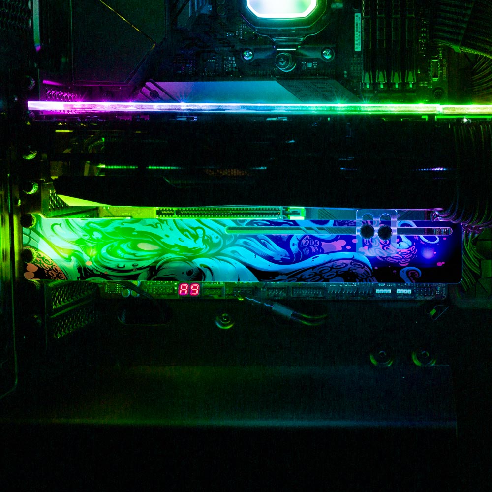 Underwater Sea Creature RGB GPU Support Bracket - Daniele Caruso - V1Tech