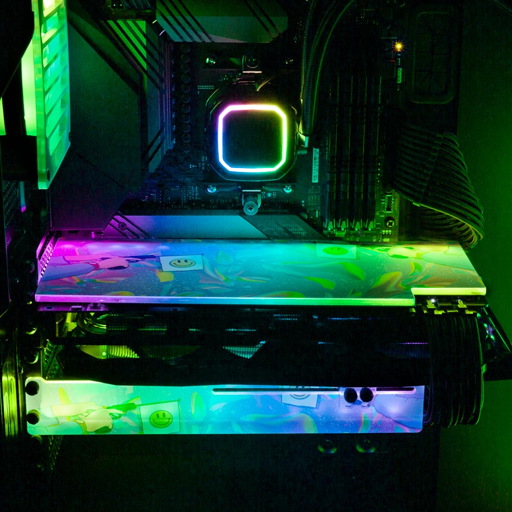 Universe Guns RGB GPU Support Bracket - Javilostcontrol - V1Tech