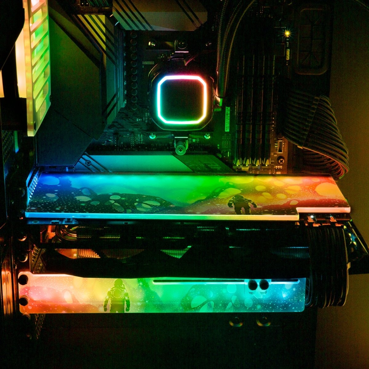 Unknown Land RGB GPU Backplate - V1Tech