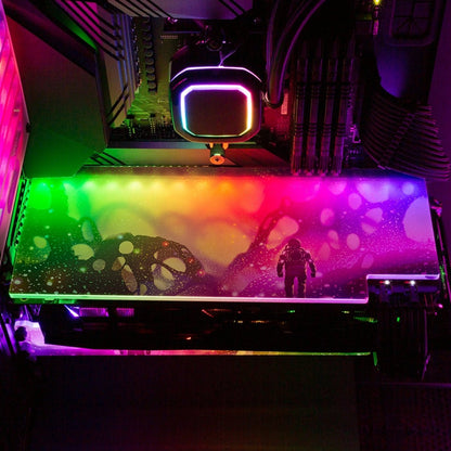 Unknown Land RGB GPU Backplate - V1Tech