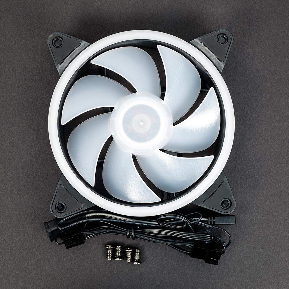 V1Tech Addressable RGB Fan 120mm 1800RPM PWM - V1Tech