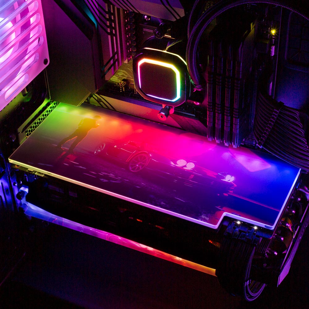 VHS2 RGB GPU Backplate - Skie Graphic Studio - V1Tech