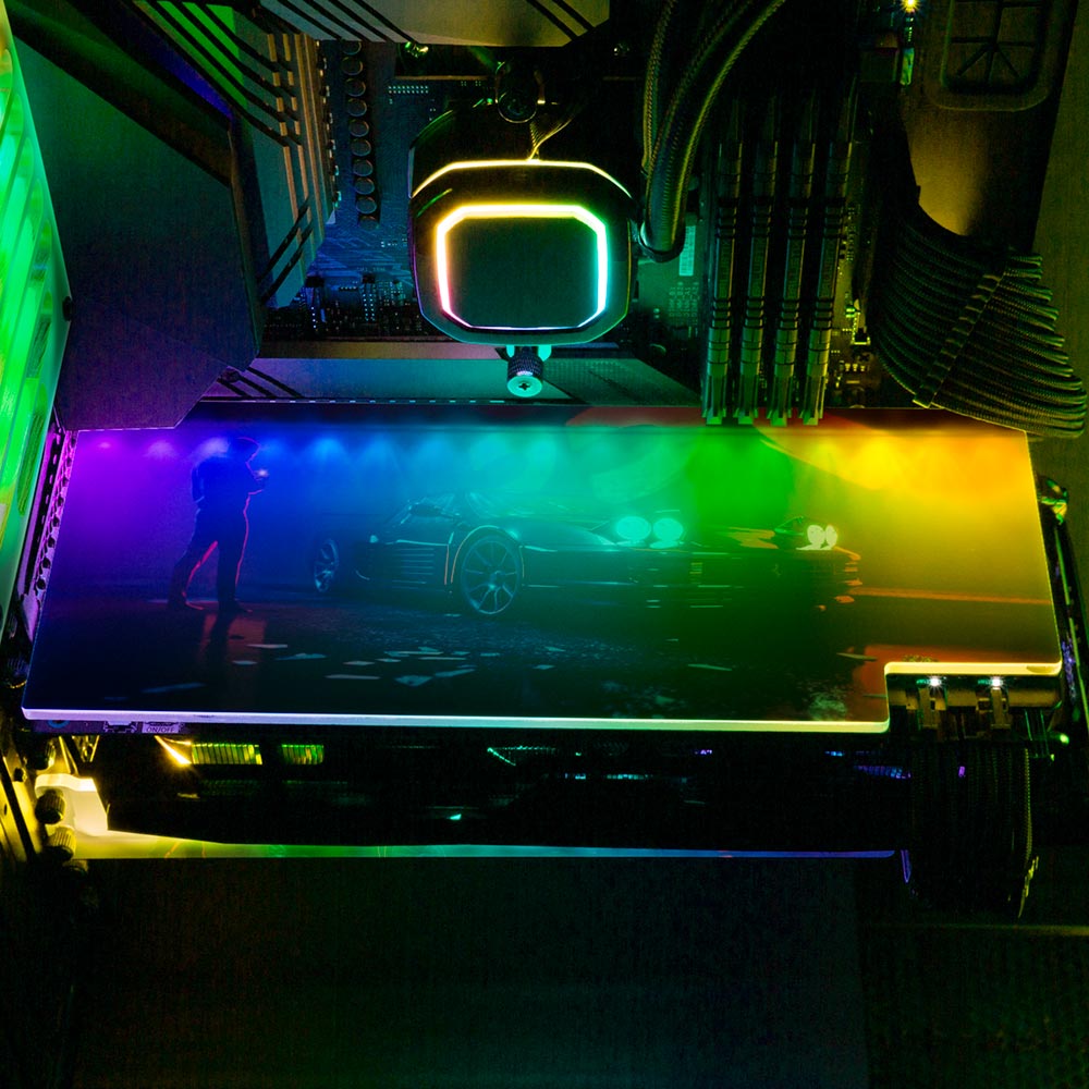 VHS2 RGB GPU Backplate - Skie Graphic Studio - V1Tech