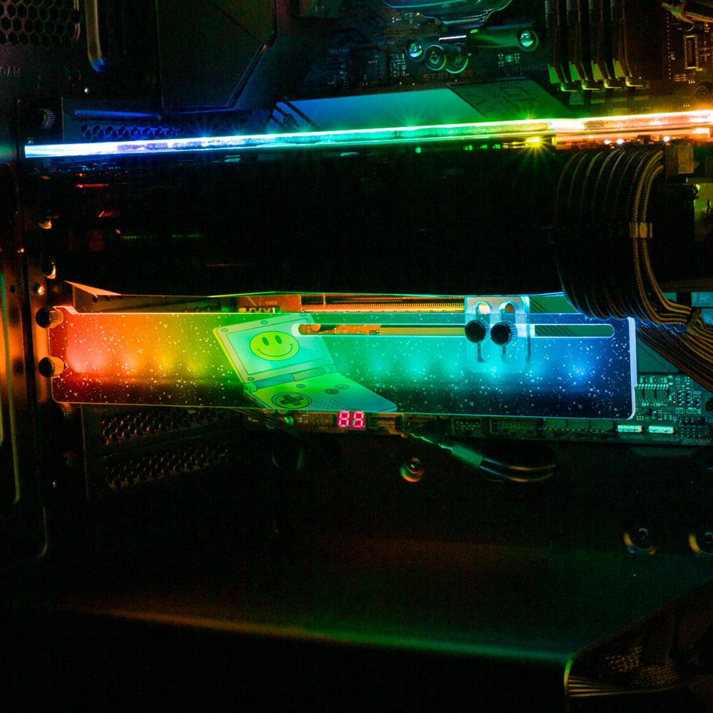 Videogame RGB GPU Support Bracket - Javilostcontrol - V1Tech