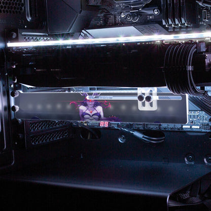 Void Walker Pinup RGB GPU Support Bracket - Ghost Data - V1Tech