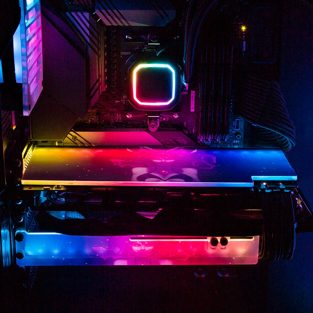 Void Walker RGB GPU Support Bracket - Ghost Data - V1Tech