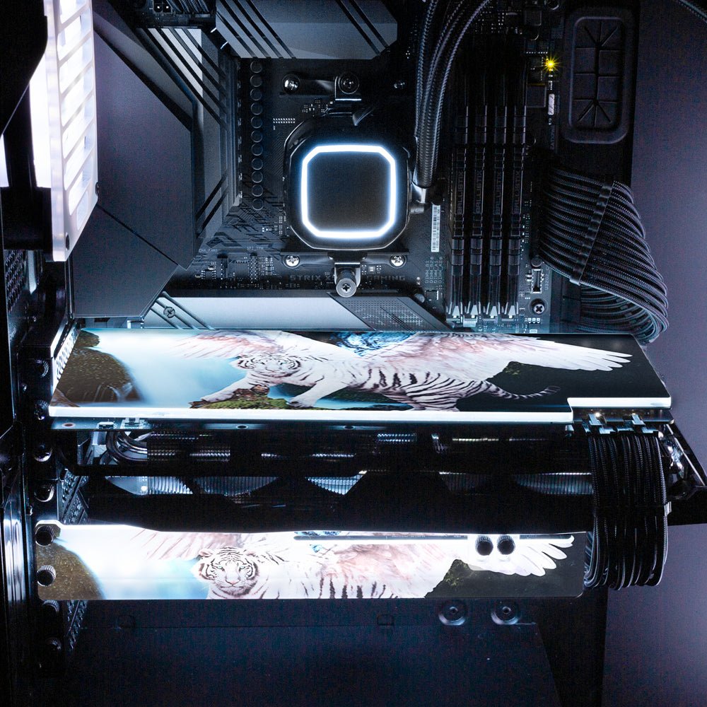 Winged Tiger Waterfall RGB GPU Support Bracket - Nogar007 - V1Tech