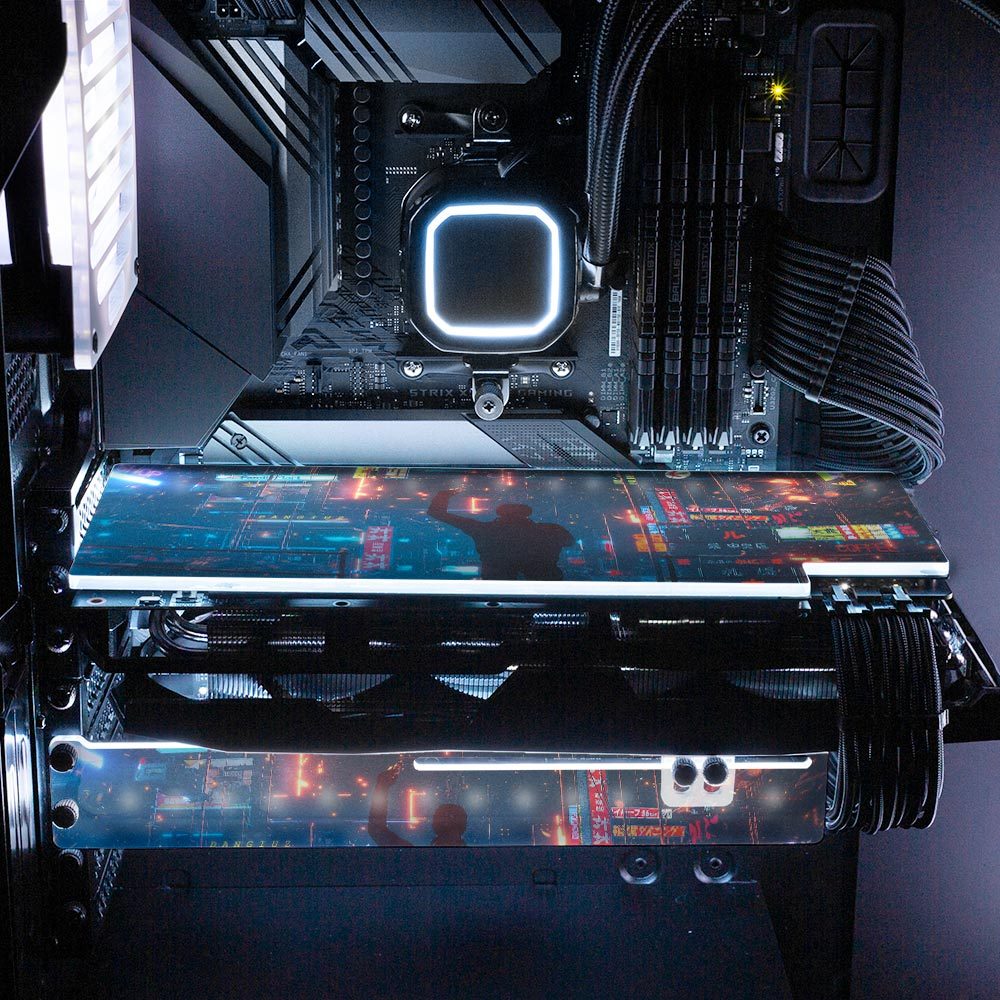 Young Wild and Free RGB GPU Support Bracket - Dan Giuz - V1Tech