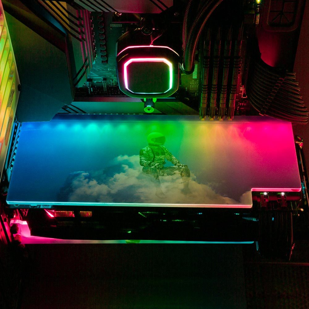 A Peaceful Place RGB GPU Backplate - Seamless - V1Tech