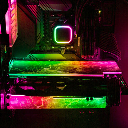 Alien RGB GPU Support Bracket - Geoglyser - V1Tech