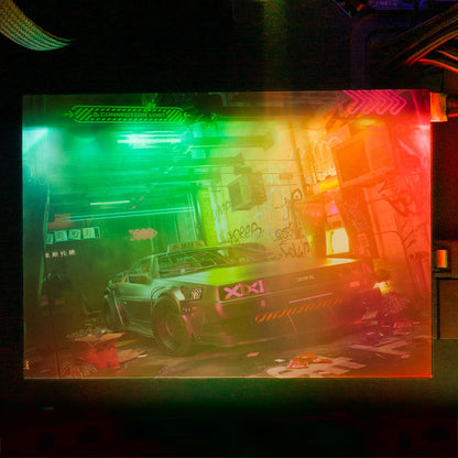 Alley Cyberpunk RGB HDD Cover Horizontal - Skie Graphic Studio - V1Tech