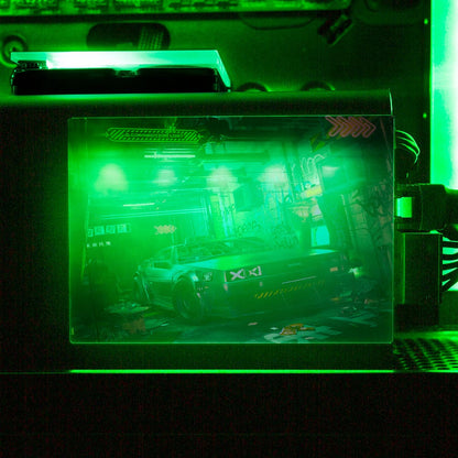 Alley Cyberpunk RGB SSD Cover Horizontal - Skie Graphic Studio - V1Tech
