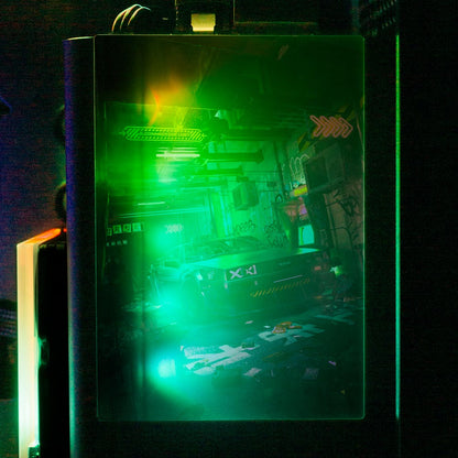 Alley Cyberpunk RGB SSD Cover Vertical - Skie Graphic Studio - V1Tech