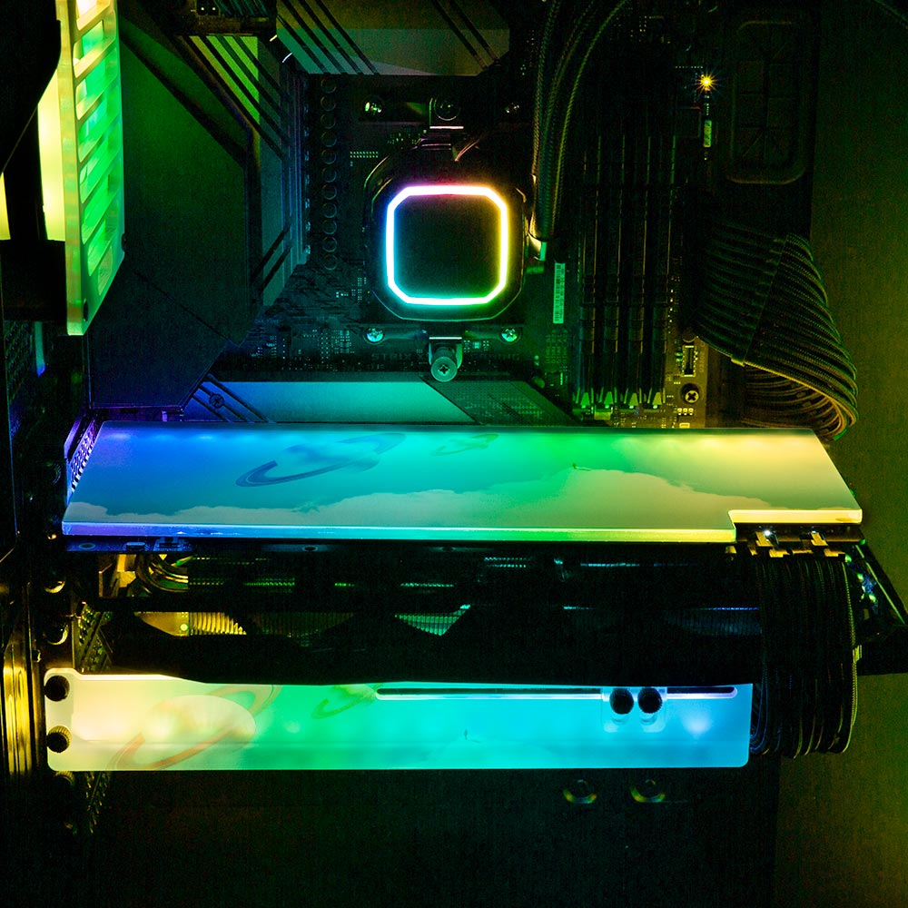 Ambitions RGB GPU Backplate - Spectacular.way - V1Tech