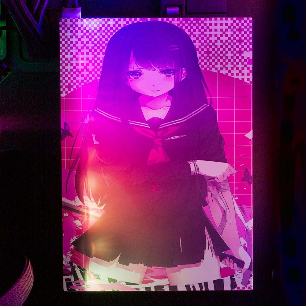 Anime Slice RGB HDD Cover Vertical - Tankuss - V1Tech