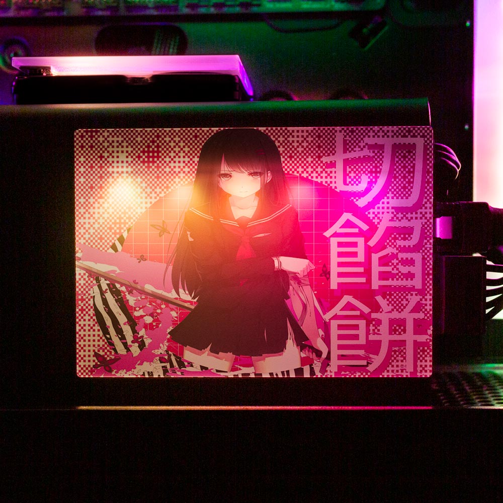 Anime Slice RGB SSD Cover Horizontal - Tankuss - V1Tech