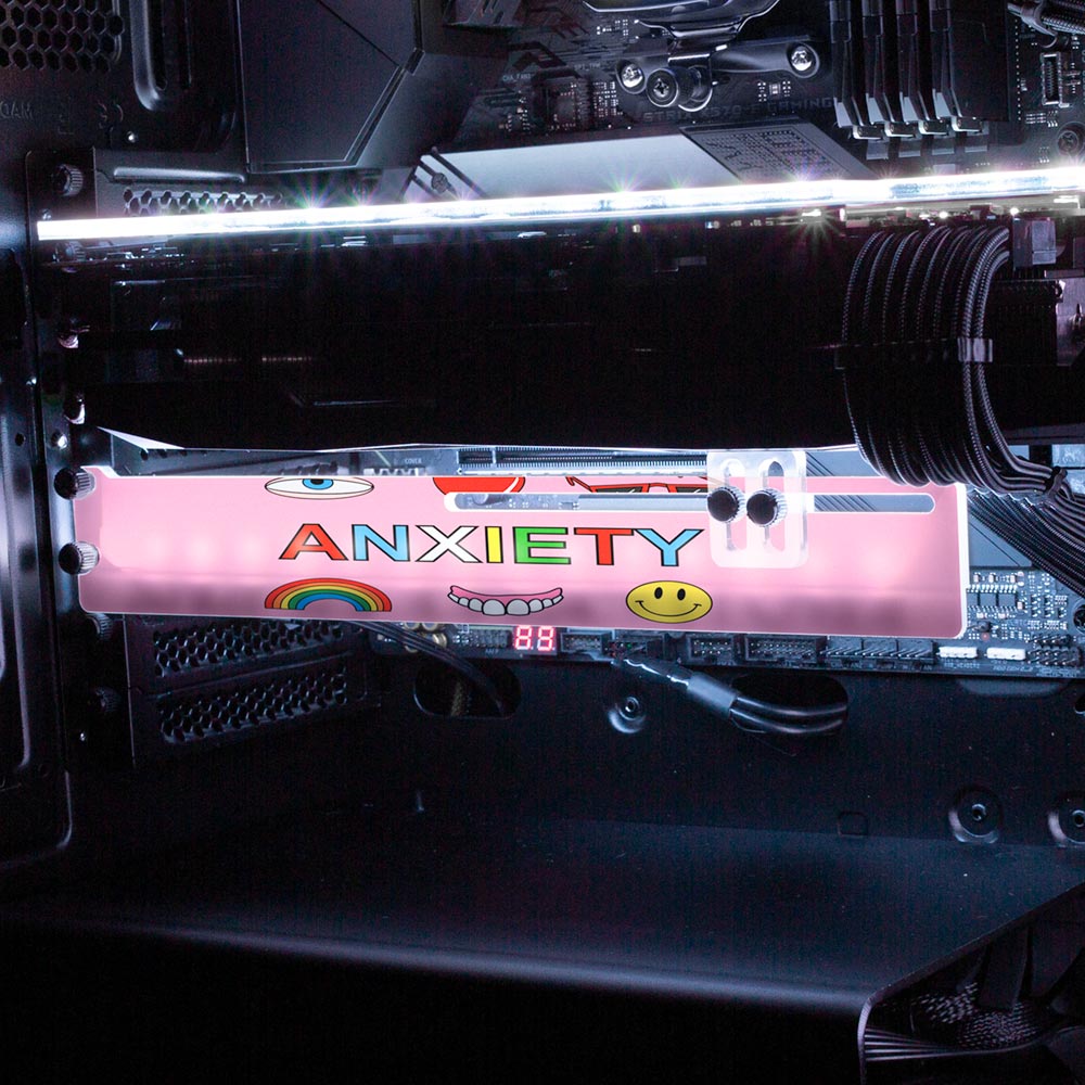 Anxiety RGB GPU Support Bracket - Javilostcontrol - V1Tech