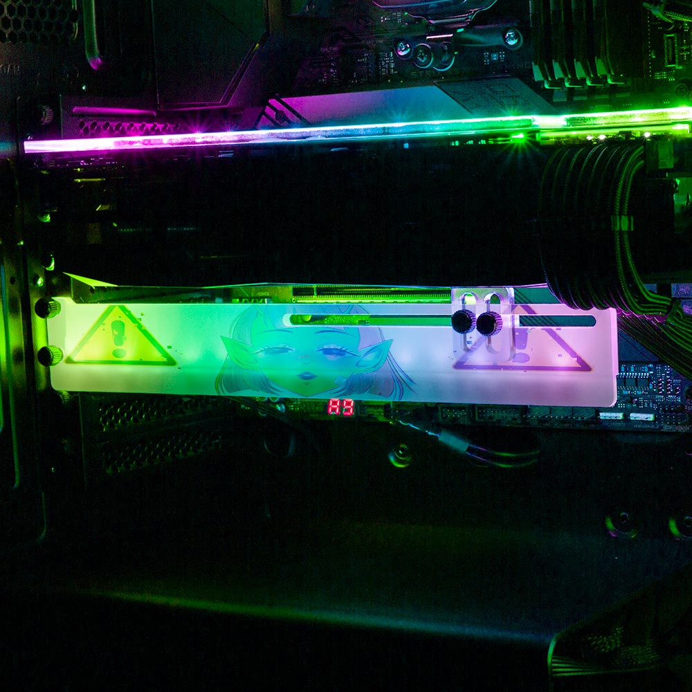 Area 51 RGB GPU Support Bracket - YacilArt - V1Tech