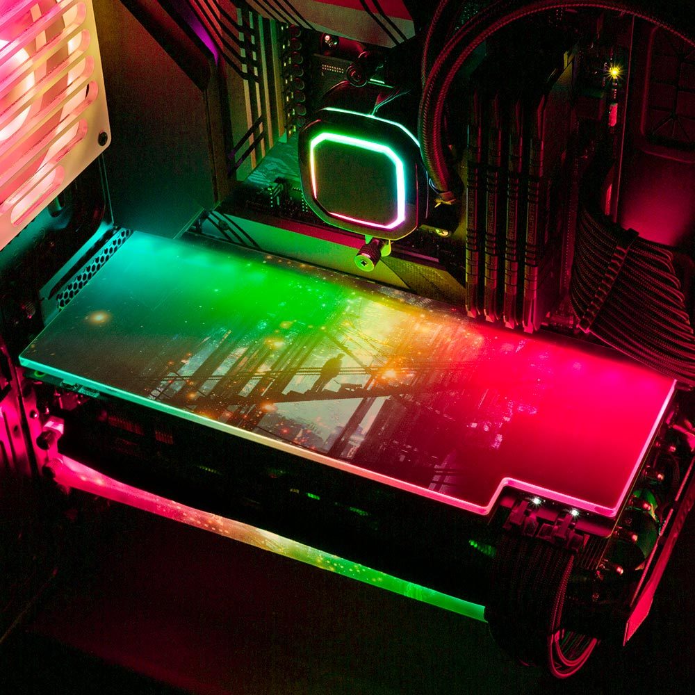 Back Home RGB GPU Backplate - Dan Giuz - V1Tech