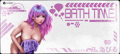 Bath Time Yokai Girl X-Large Mouse Pad