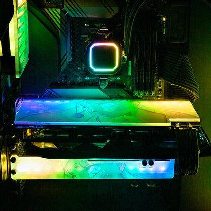 Be the Center RGB GPU Backplate - Piumeli - V1Tech