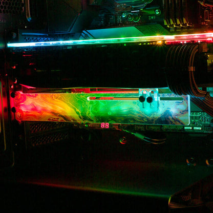 Believe in Yourself RGB GPU Support Bracket - Geoglyser - V1Tech