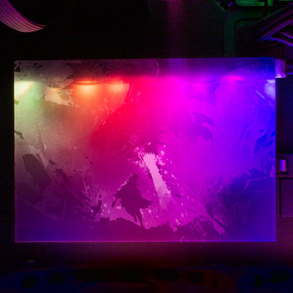 Black Dragon Breath RGB HDD Cover Horizontal - V1Tech