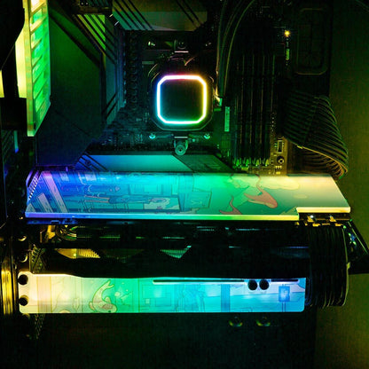 Blue Chapter RGB GPU Backplate - XmioArt - V1Tech
