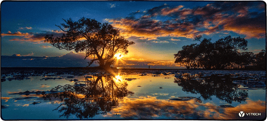 Blue Reflections X-Large Mouse Pad - Ben Mulder Photography - V1 Tech