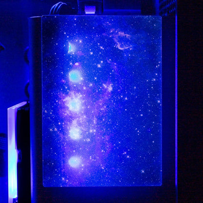 Blue Space RGB SSD Cover Vertical - V1Tech