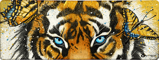 Butterfly Tiger Large Mouse Pad - Marine Loup - V1 Tech